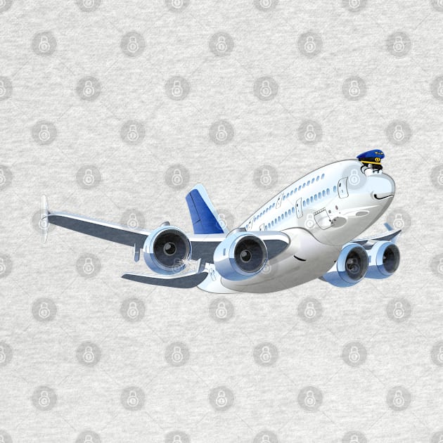 Cartoon plane by Mechanik